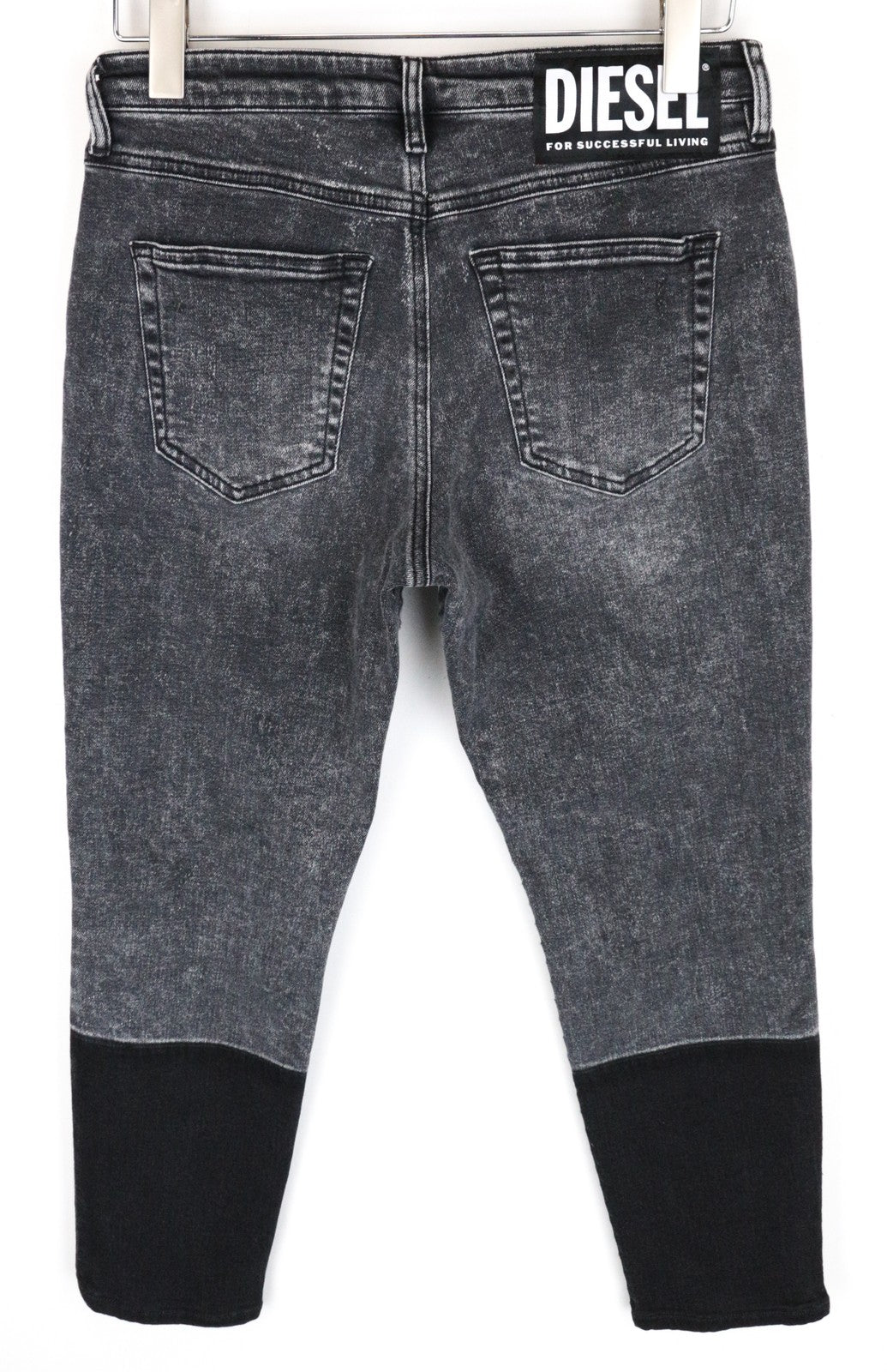 DIESEL Babhila-BK-SP 0890T moteriški džinsai W29/L30 pilki su detalėmis 