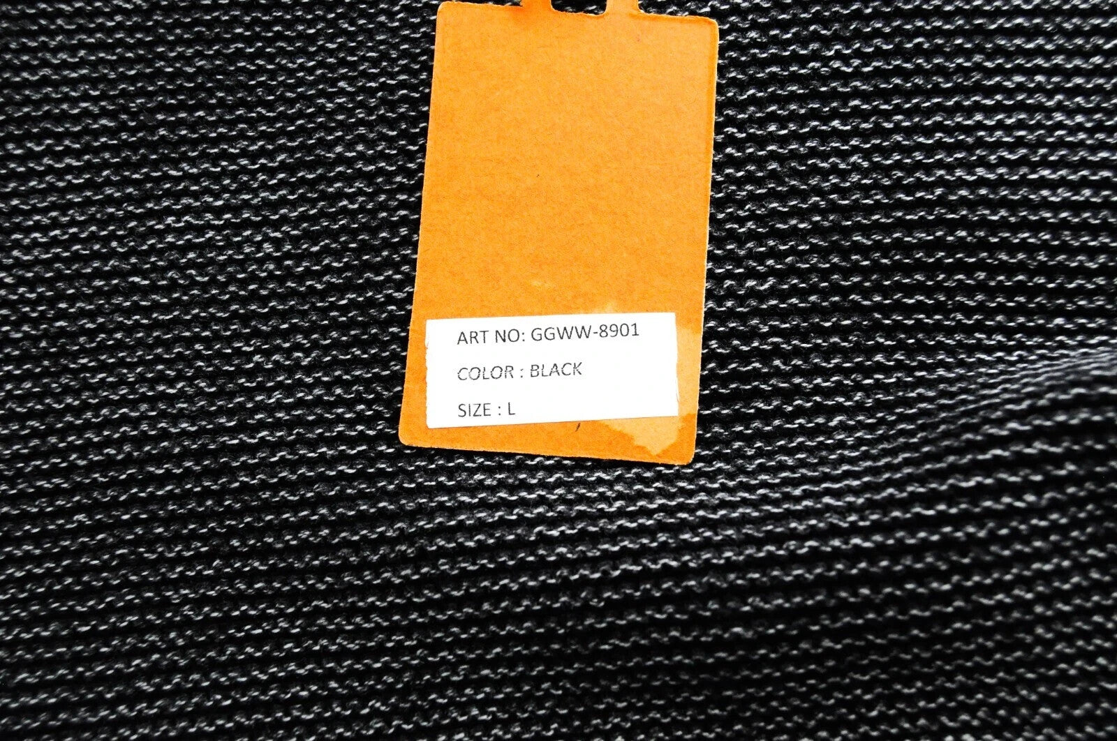 GOOD GENES L Womens Black Knit Sweater Long Sleeve Pullover Cotton Top