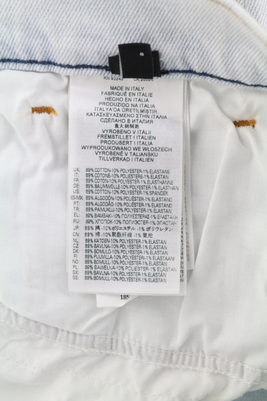 DIESEL D-Fining-Z 09C06 vyriški džinsai W30/L32 įprasto kirpimo, siaurėjančiomis klešnėmis, rekomenduojama kaina – 250 € 