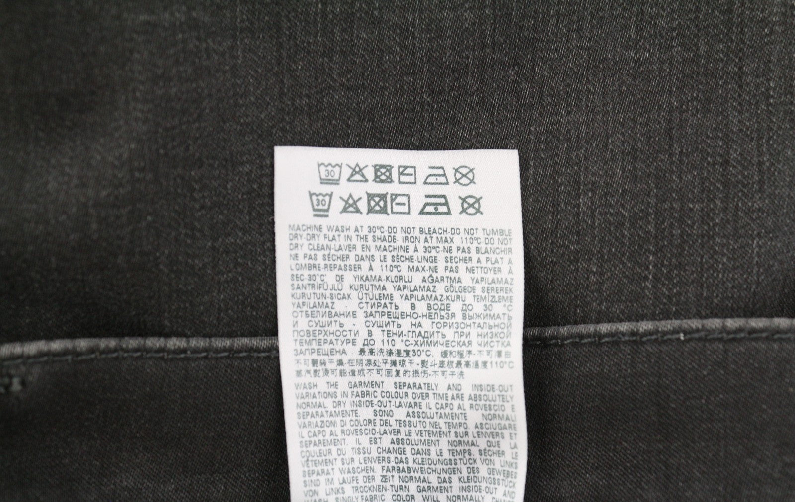 DIESEL D-Fining 0699P vyriški džinsai W30/L30 siaurėjantys, tamprūs, skalbti, su sagomis 