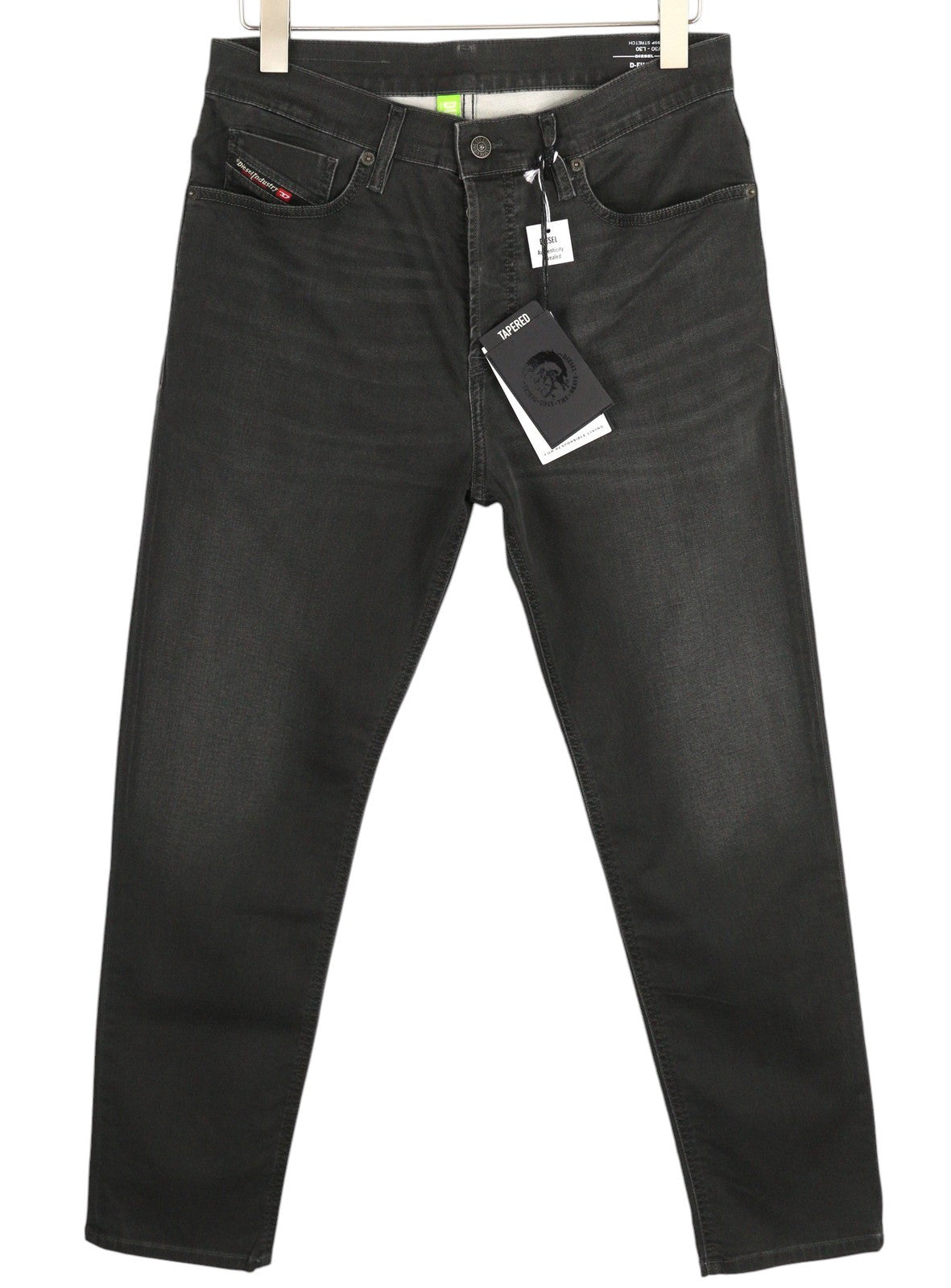 DIESEL D-Fining 0699P vyriški džinsai W30/L30 siaurėjantys, tamprūs, skalbti, su sagomis 