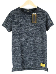 SCOTCH &amp; SODA Couture vyriški marškinėliai su trumpomis rankovėmis S dydžio, tamprios medvilnės marškinėliai, tamsiai mėlyni 