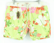 SCOTCH & SODA Swim Trunks 2XL Men Pull-On Green Floral Ams Couture Summer