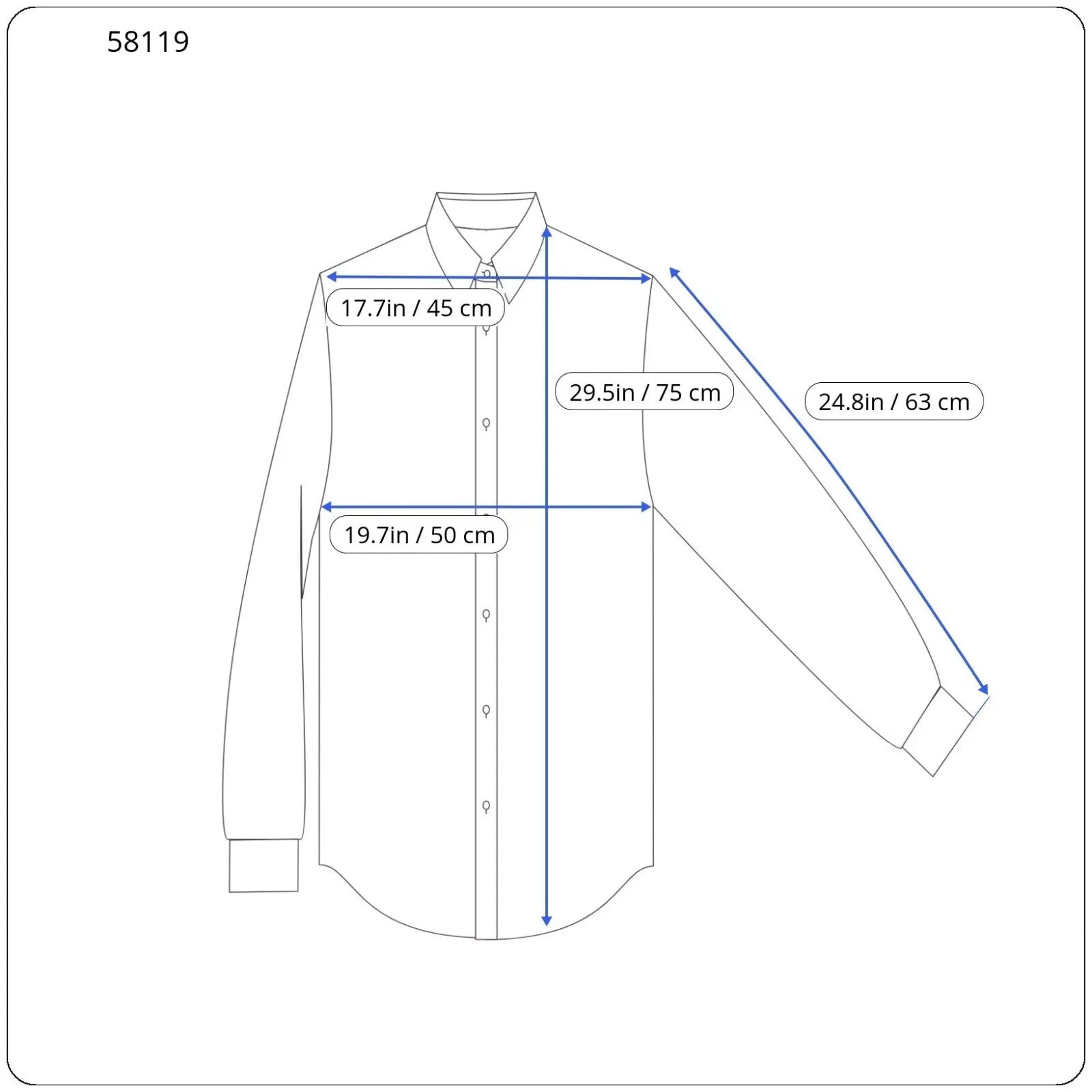 REPLAY Mens Shirt S Black Long Sleeve  Cotton Band Collar Button Shirt