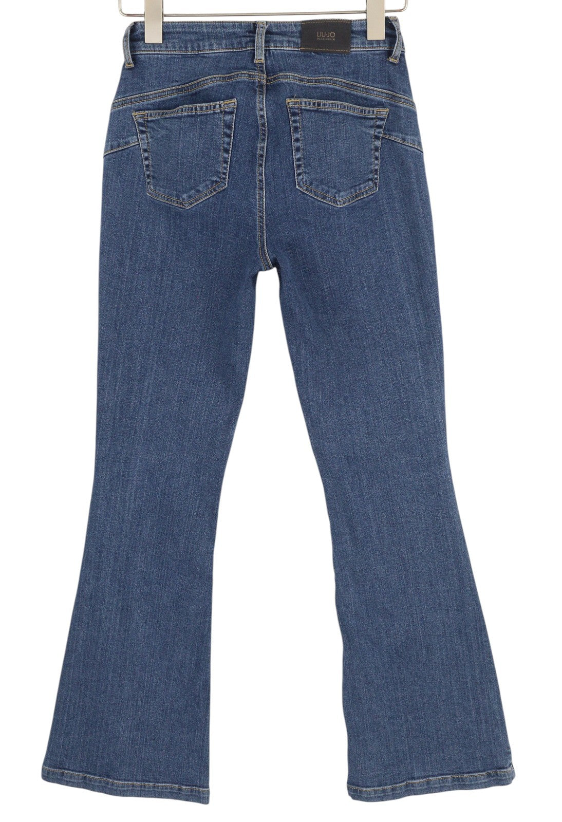 LIU JO Beat Friendly Women Jeans W28 Denim Blue Bootcut Fit Zip Fly Pockets