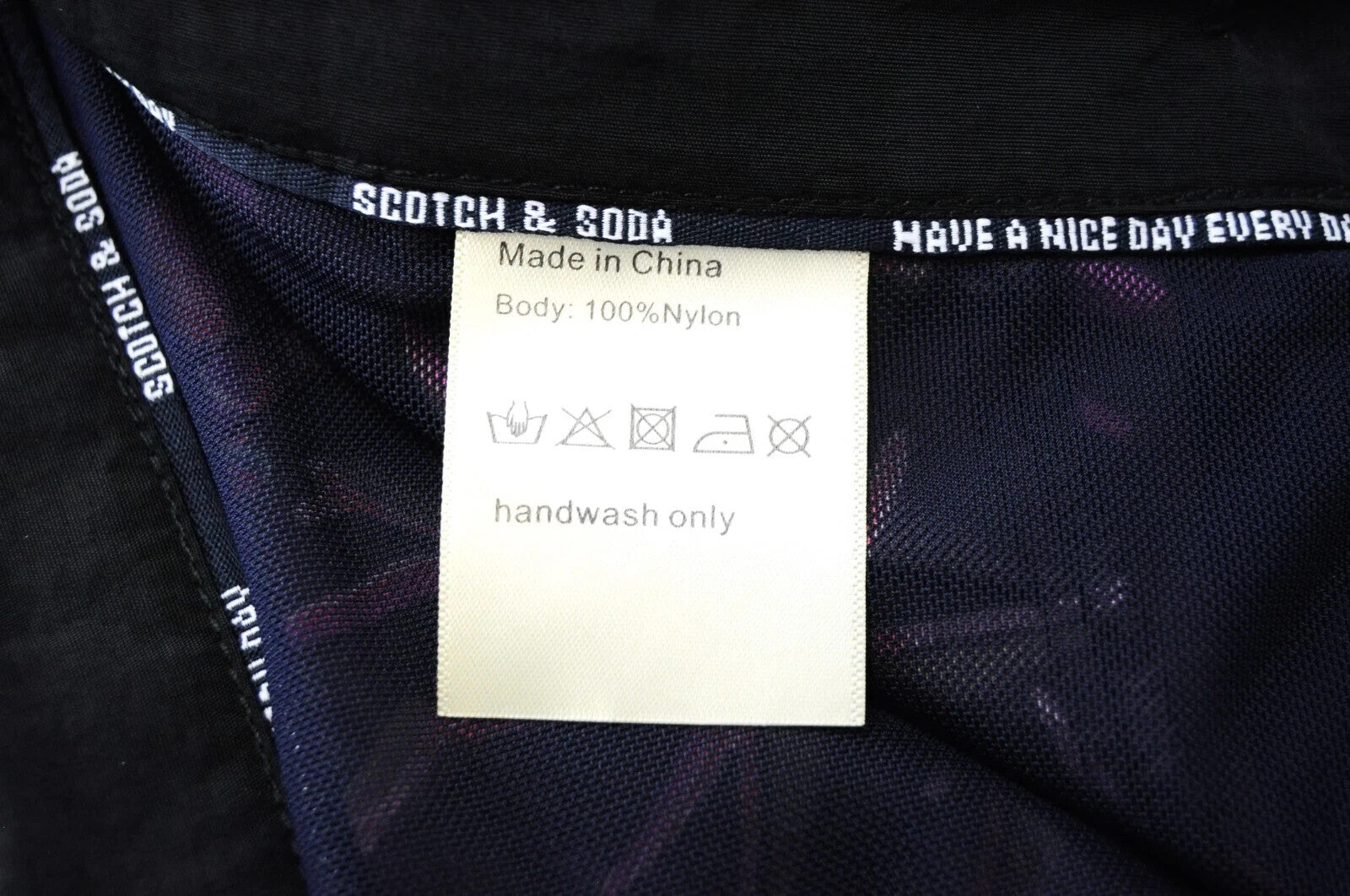 SCOTCH & SODA Men's Swimwear W37 Patterned Trunks Purple Orange Summer Pull-On