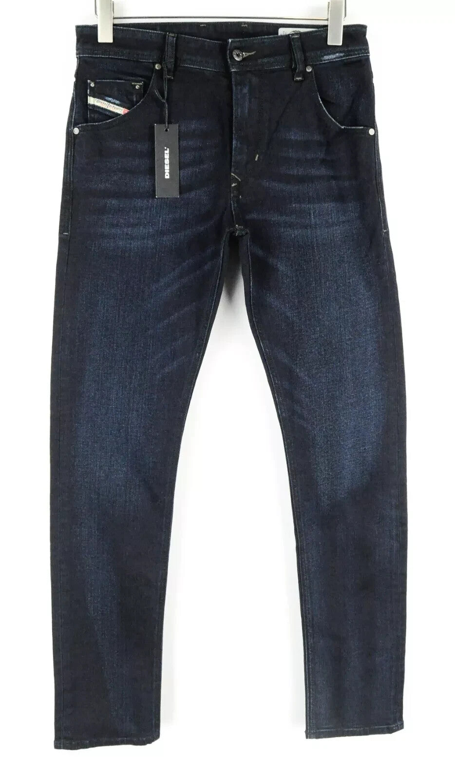 DIESEL Krayver R46D8 Mens Slim Carrot  Blue Jeans W28 L32 Cotton Stretch