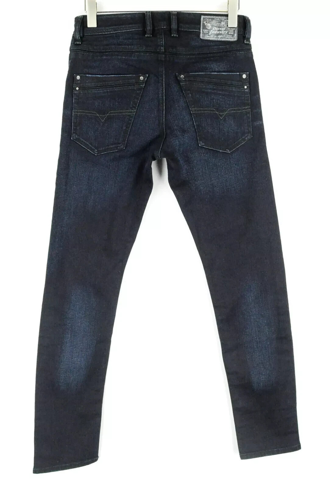 DIESEL Krayver R46D8 vyriški ploni morkų mėlynos spalvos džinsai W28 L32 tamprūs medvilniniai džinsai 