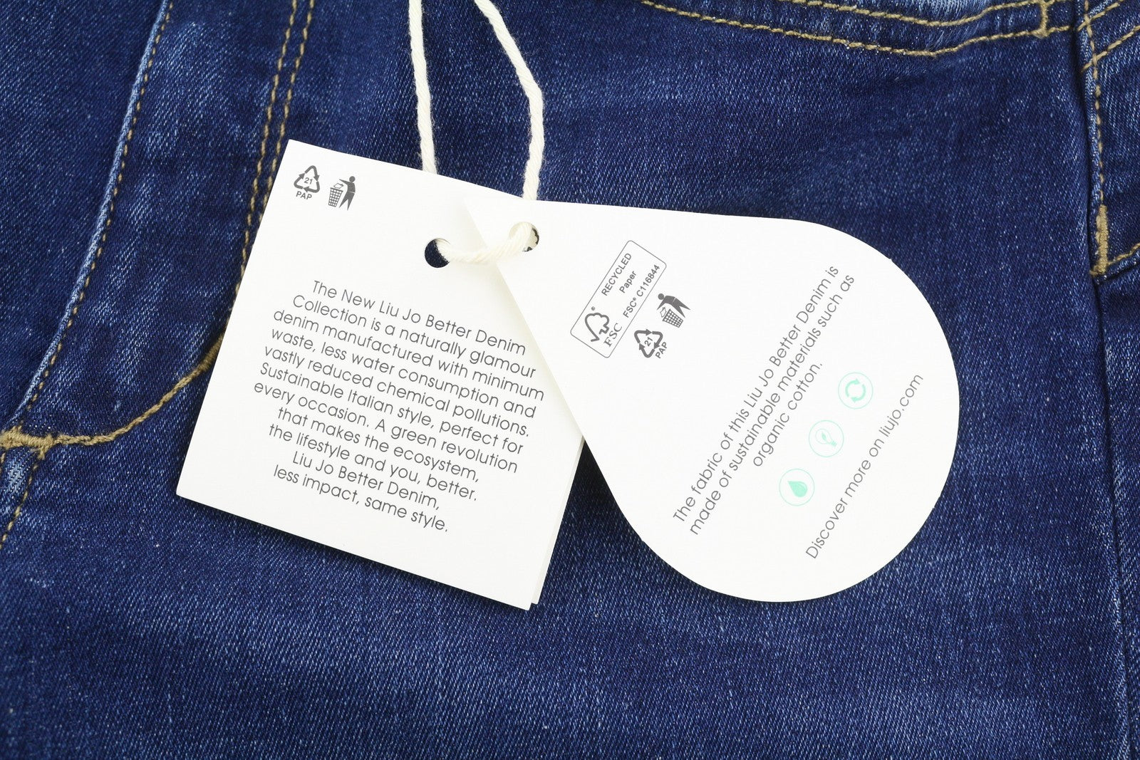 LIU JO Women Jeans W28 High Waist Bootcut Leg Zip Fly Fade Effect Denim Blue