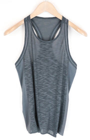 SWEATY BETTY Women's Top ~S Grey Sleeveless Gym Pullover