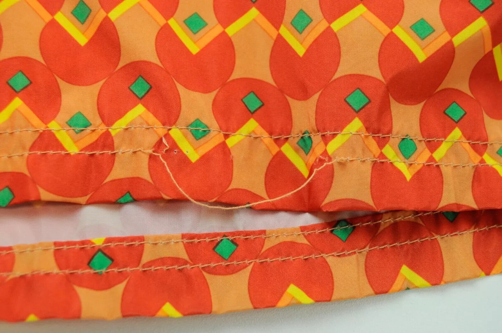 SCOTCH & SODA Trunks W34 Men Pull-On Patterned Orange Ams Couture Swimwear