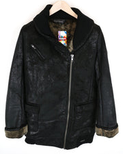 DESIGUAL moteriškas švarkas „Werewolf“ su užtrauktuku, juodas, 42 vnt. 