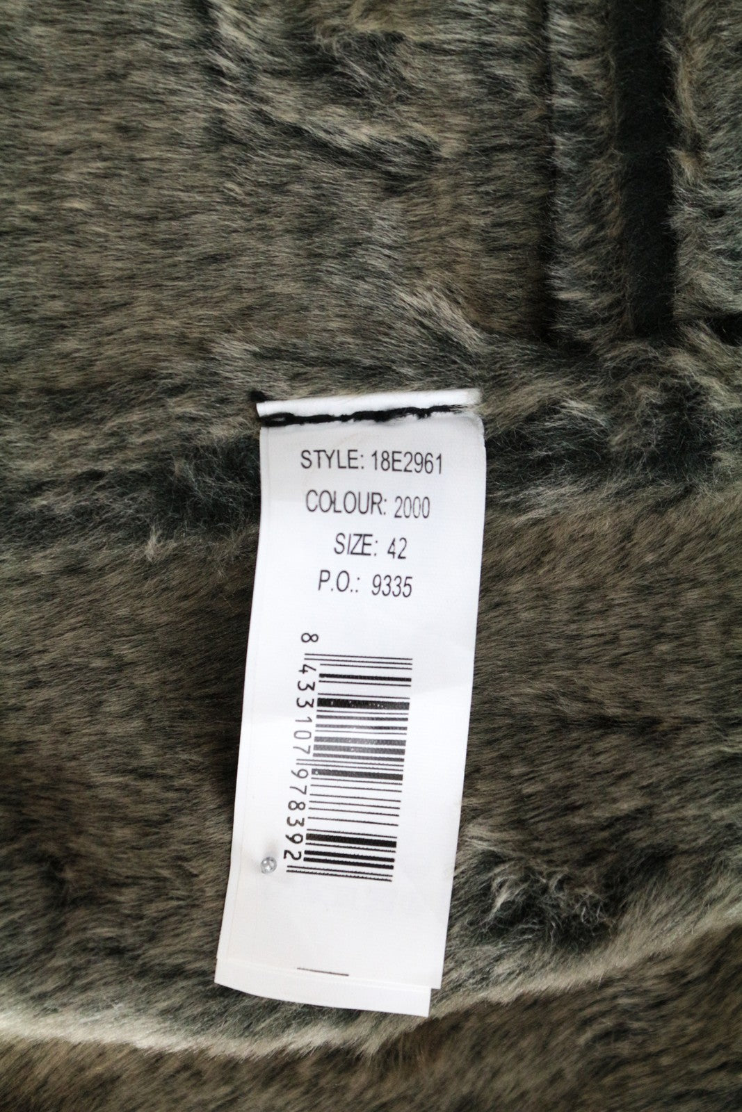 DESIGUAL moteriškas švarkas „Werewolf“ su užtrauktuku, juodas, 42 vnt. 