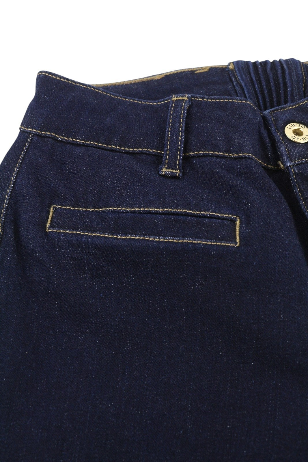 LIU JO Parfait Super Bea Women Jeans W28 Denim Black Bootcut Fit High Waist Zip