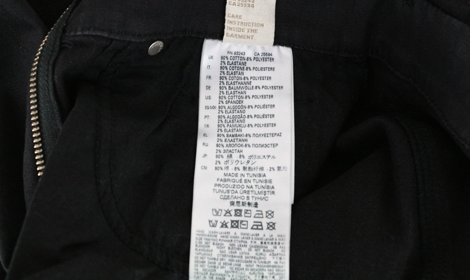 DIESEL D-Ottie-Ne 069HZ moteriškas kombinezonas 2XS, juodas, reguliuojamas 