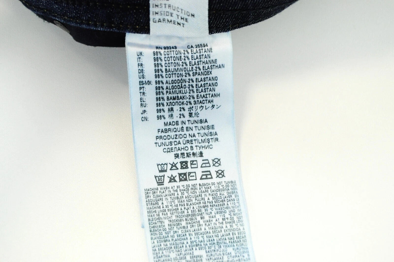 DIESEL Tepphar R7NA8 vyriški džinsai W29/L32 Slim morkų mėlynos spalvos, tamprūs, dirbtinio audinio 