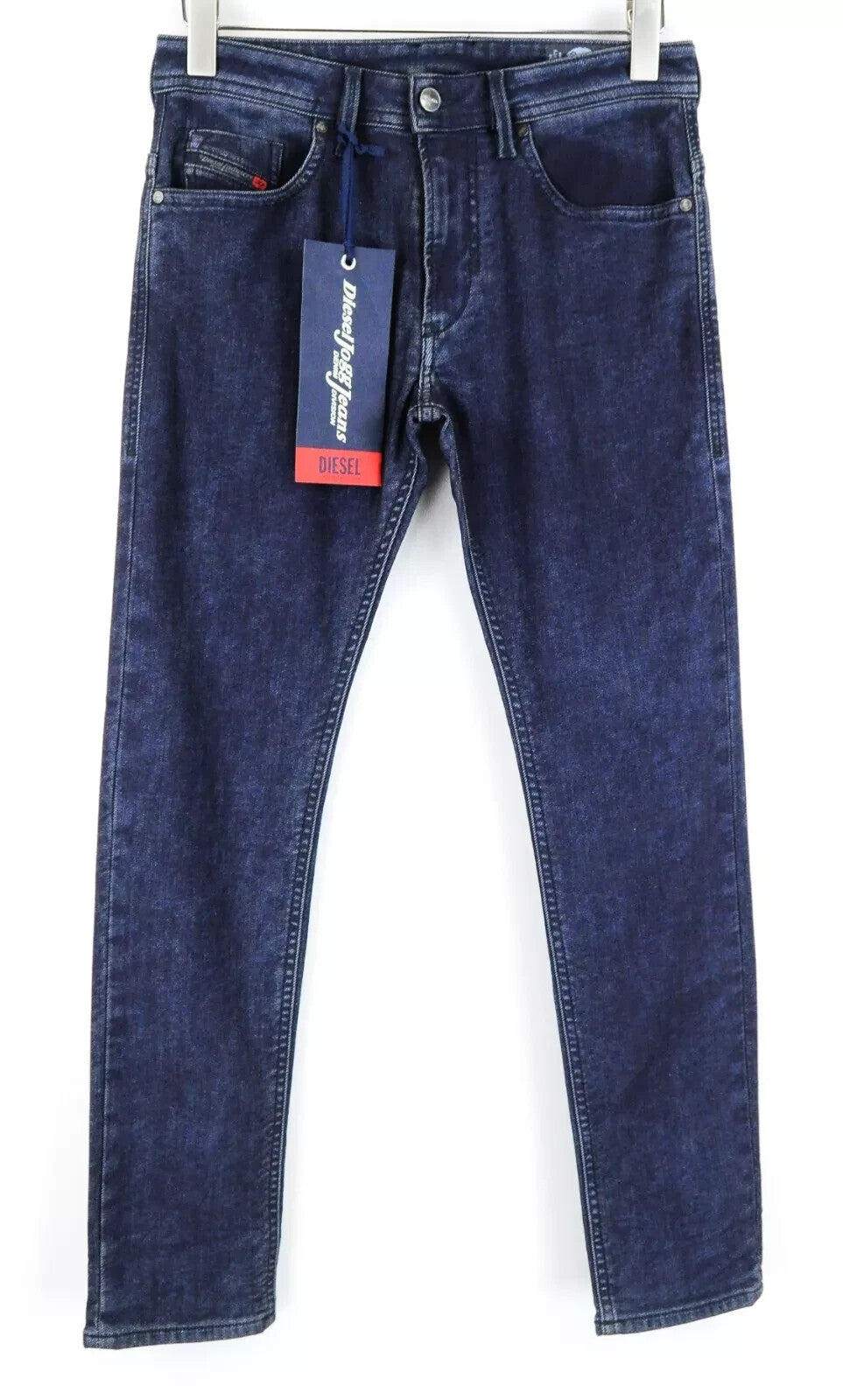 DIESEL Thommer-T 084ZP vyriški džinsai W29 Sweat Jogg Tamsiai mėlyna, plona, ​​elastinga 