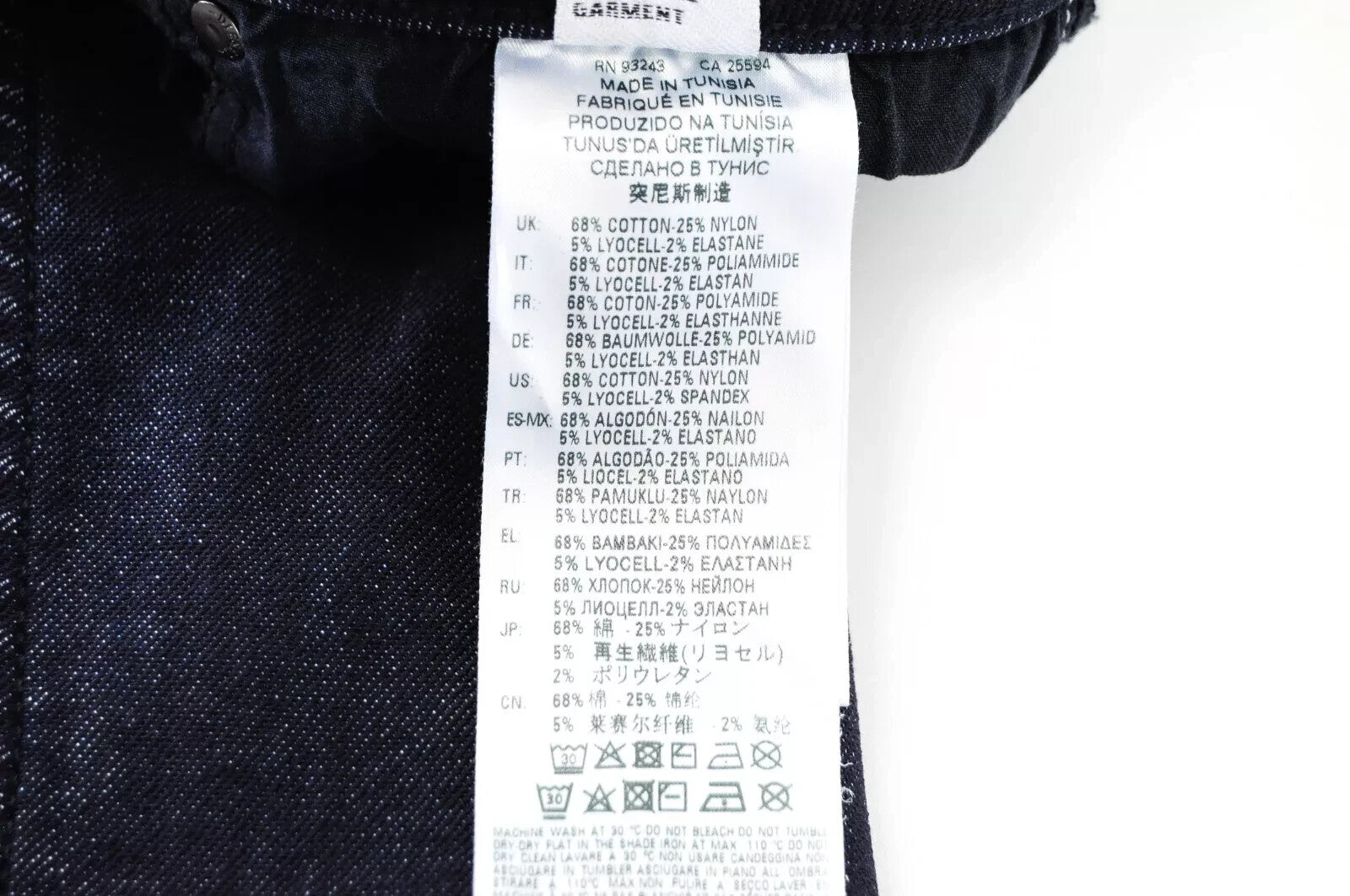 DIESEL Thommer-T 084ZP vyriški džinsai W29 Sweat Jogg Tamsiai mėlyna, plona, ​​elastinga 