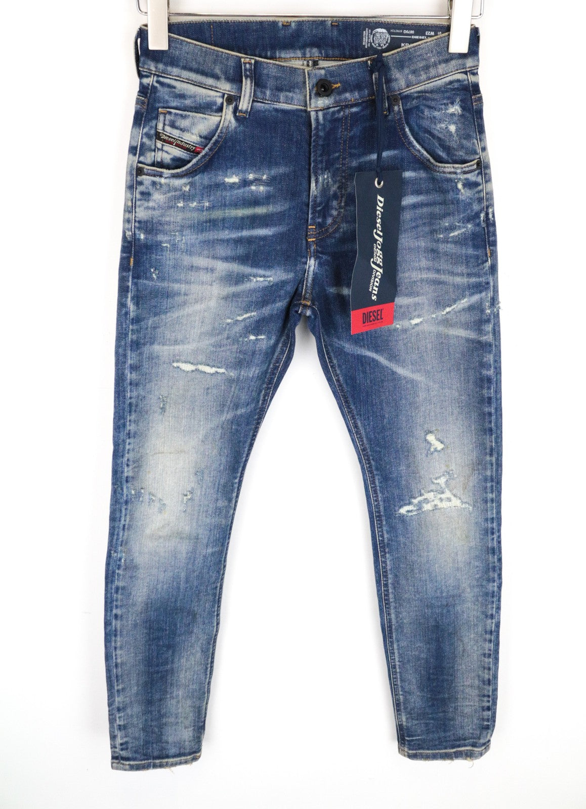 DIESEL Krailey-B-T 0870Q Women's Jeans W32 Blue Distressed