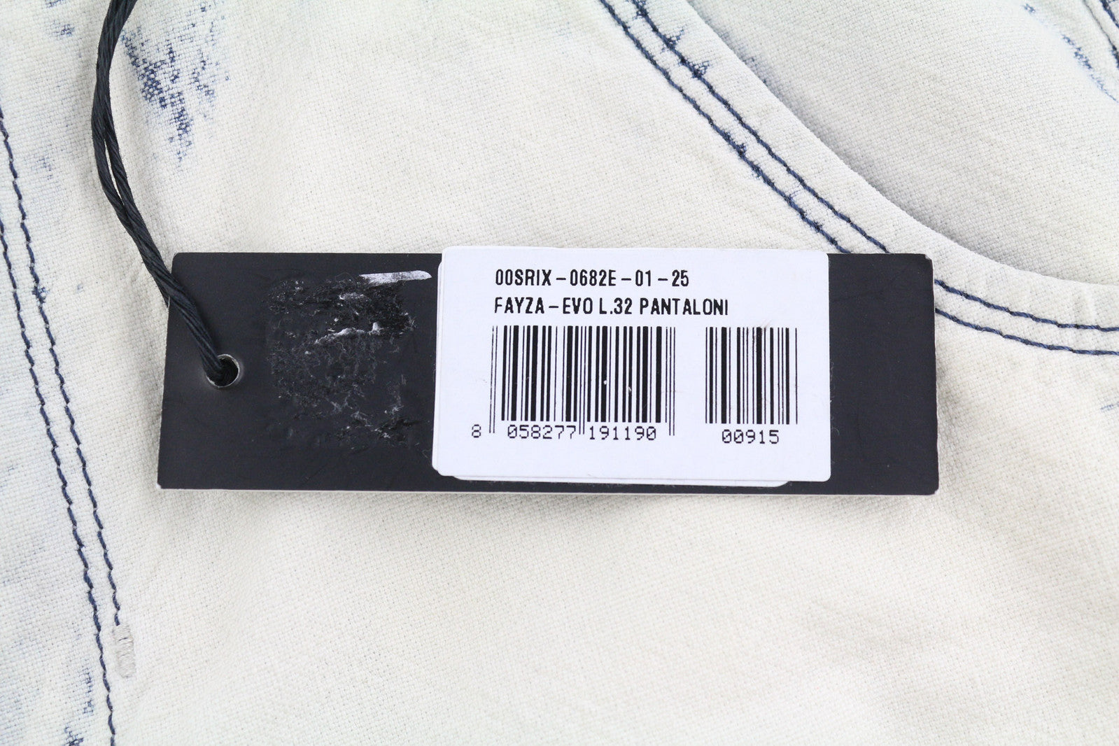 DIESEL Fayza-Evo 0682E Women Jeans W25/L32 Relaxed Boyfriend Low Waist Washed