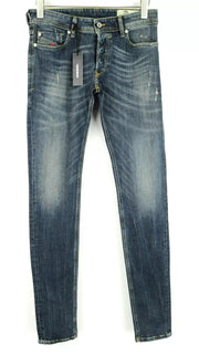 DIESEL Troxer R9CG6 Mens Jeans W28/L34 Slim Skinny  Washed Blue Stretch