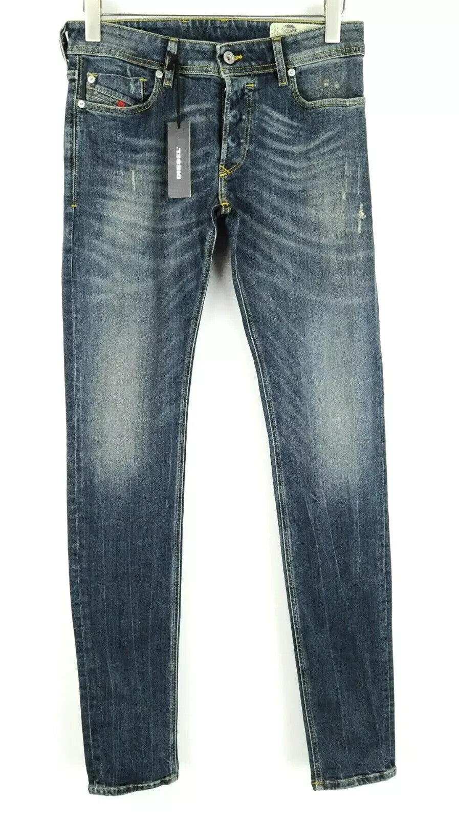 DIESEL Troxer R9CG6 Mens Jeans W28/L34 Slim Skinny  Washed Blue Stretch