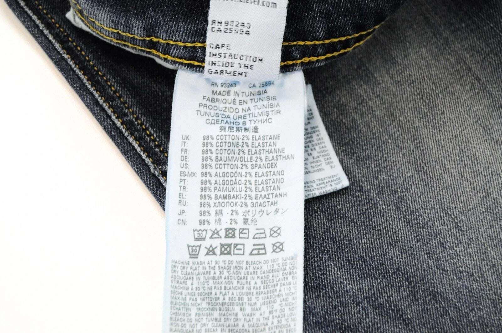 DIESEL Troxer R9CG6 Mens Jeans W28/L34 Slim Skinny  Washed Blue Stretch