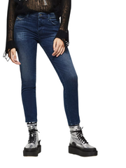 DIESEL Babhila 083AE Women Jeans W25/L34 Slim Skinny Regular Waist Stretch Blue