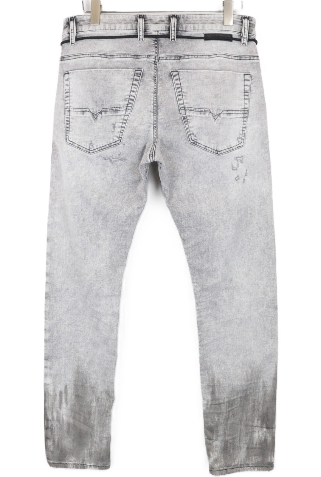 DIESEL Krooley-X-SP-Ne 0091H vyriški džinsai W32 pilki ploni morkų spalvos 