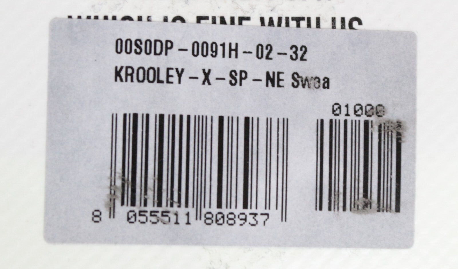 DIESEL Krooley-X-SP-Ne 0091H vyriški džinsai W32 pilki ploni morkų spalvos 