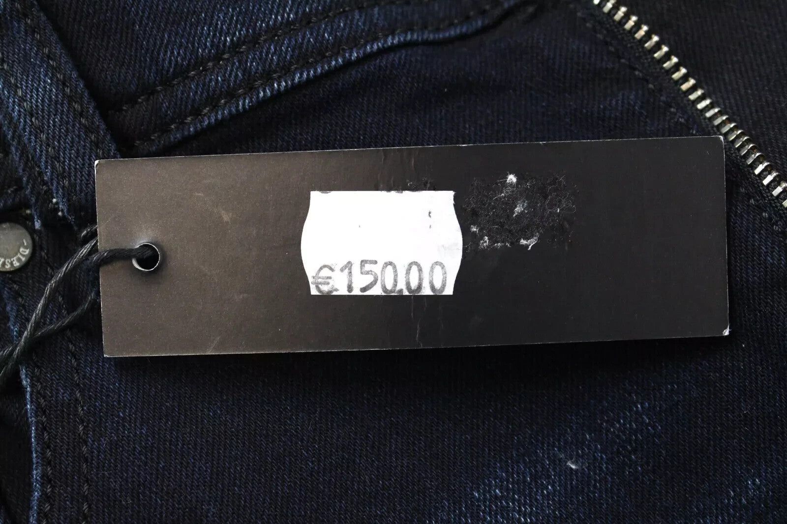 DIESEL Krayver R46D8 vyriški džinsai W28/L32 Slim morkų spalvos, tamsiai mėlyni, tamprūs 