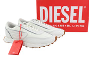 DIESEL S-Racer LC vyriški sportbačiai, balti, zomšiniai, odiniai, suvarstomi, 45 €, RRP – 195 € 