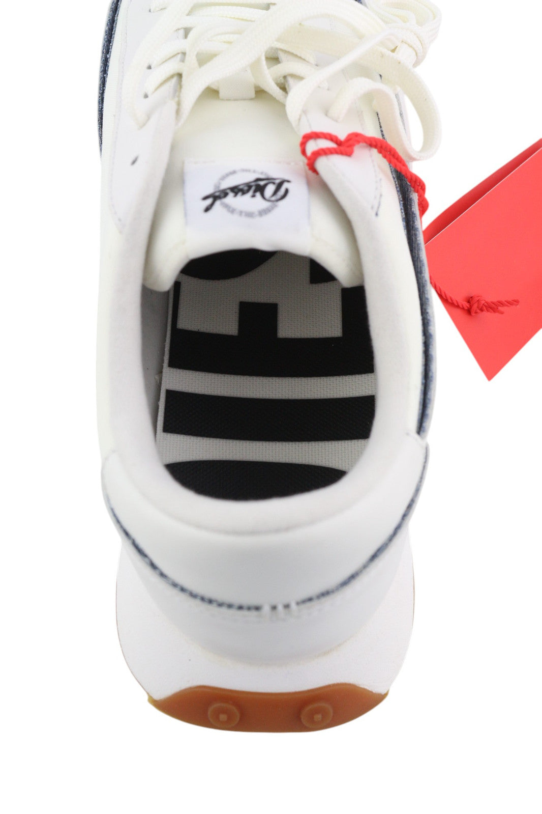 DIESEL S-Racer LC vyriški sportbačiai, balti, zomšiniai, odiniai, suvarstomi, 45 €, RRP – 195 € 