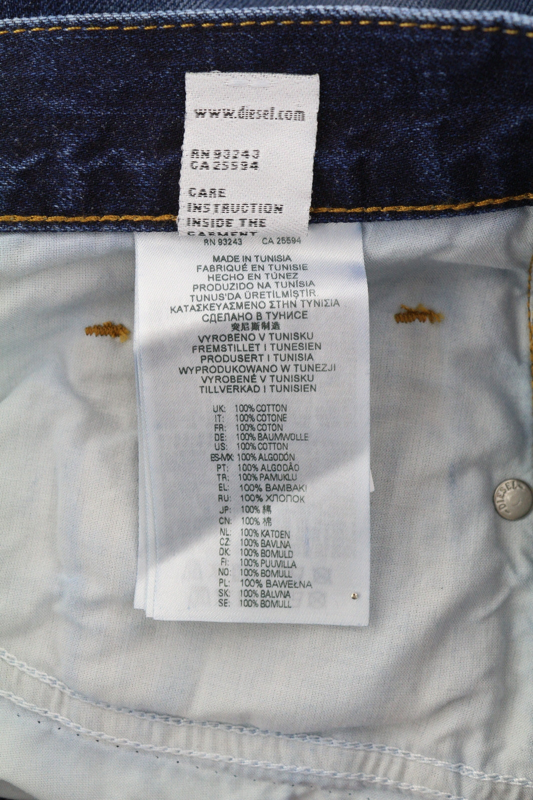 DIESEL 2020 D-Viker 09C64 vyriški džinsai W30/L30 įprasto kirpimo tiesaus kirpimo, rekomenduojama kaina – 225 € 