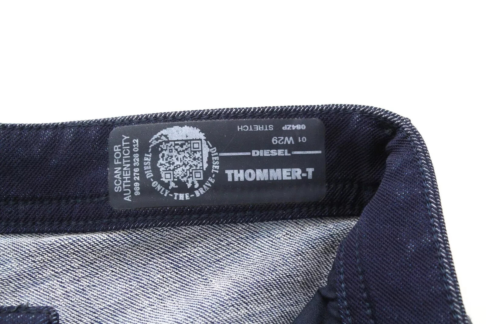 DIESEL Thommer-T 084ZP Vyriški džinsai W29 Sweat Jogg Cotton Slim Blue Stretch 