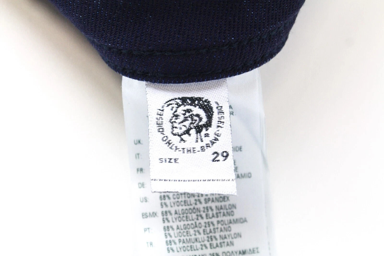 DIESEL Thommer-T 084ZP Vyriški džinsai W29 Sweat Jogg Cotton Slim Blue Stretch 