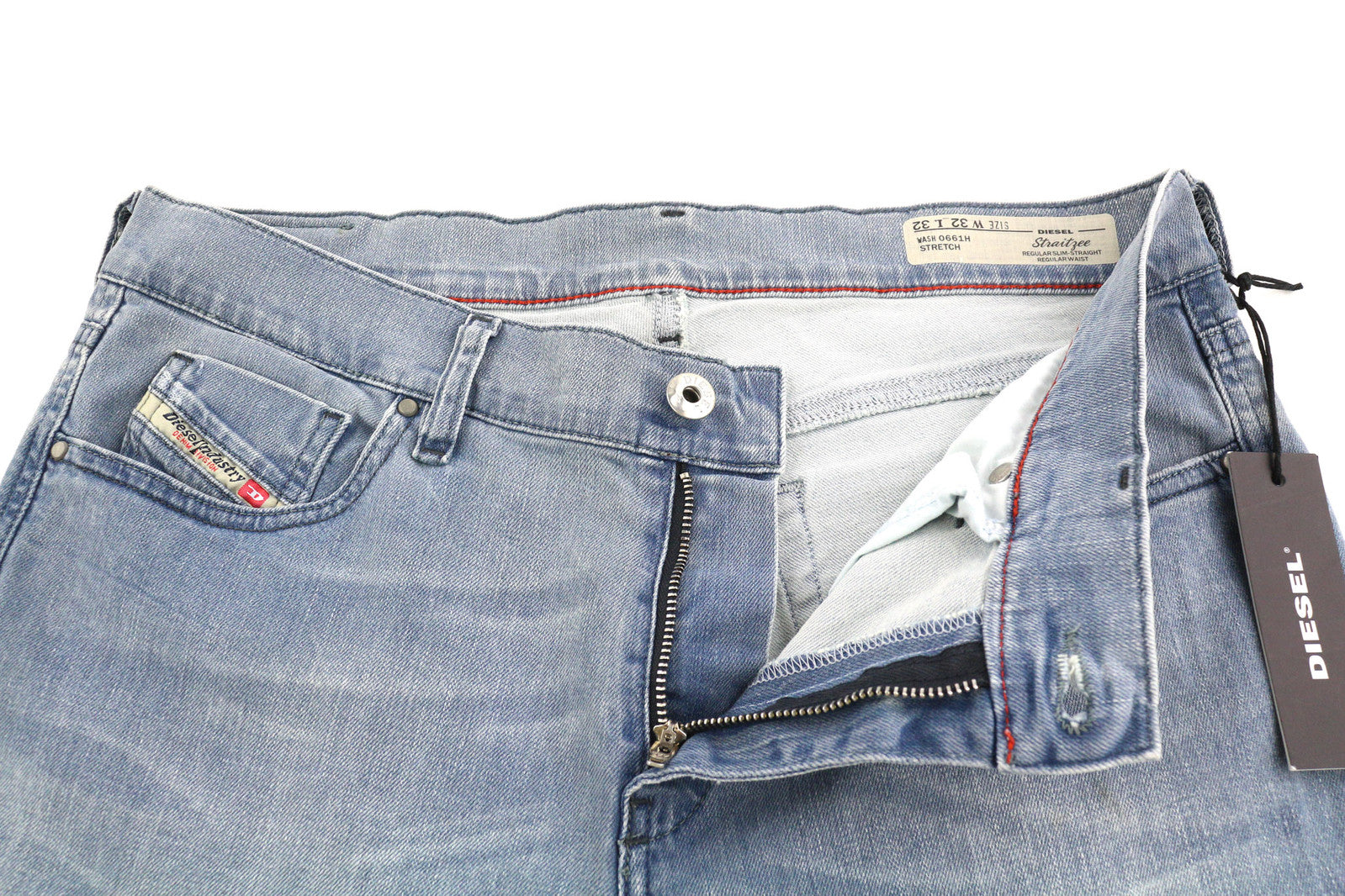 DIESEL Straitzee 0661H Women Jeans W32/L32 Regular Slim Straight Regular Waist