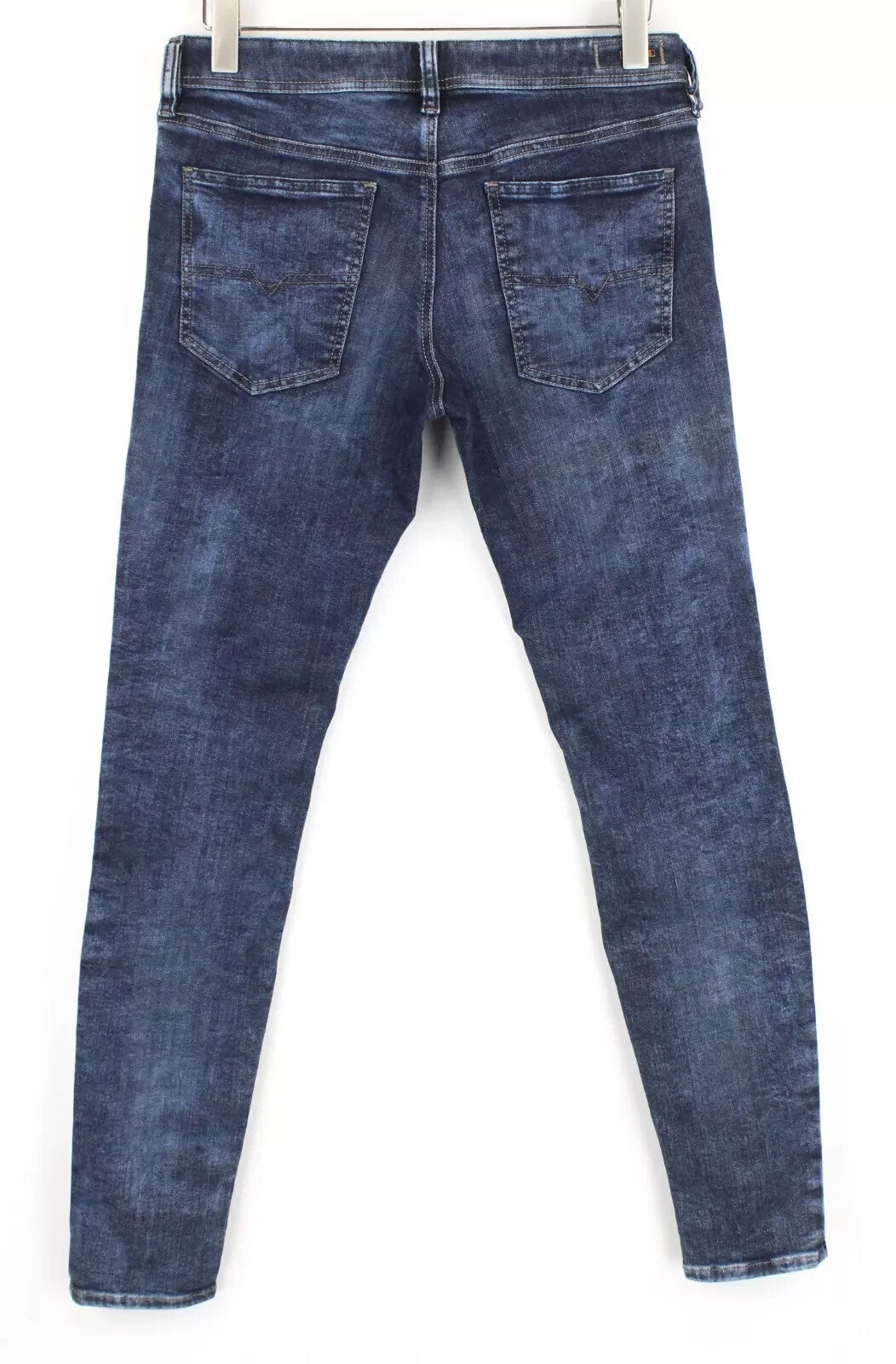 DIESEL Stickker 0687M Mens Jeans W32/L34 Slim Skinny Blue Cotton Wash Stretch