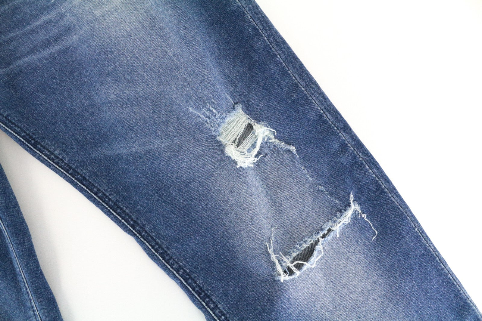 DIESEL Sleenker CN006 vyriški džinsai W36/L32 mėlyni, aptempti, tamprūs 