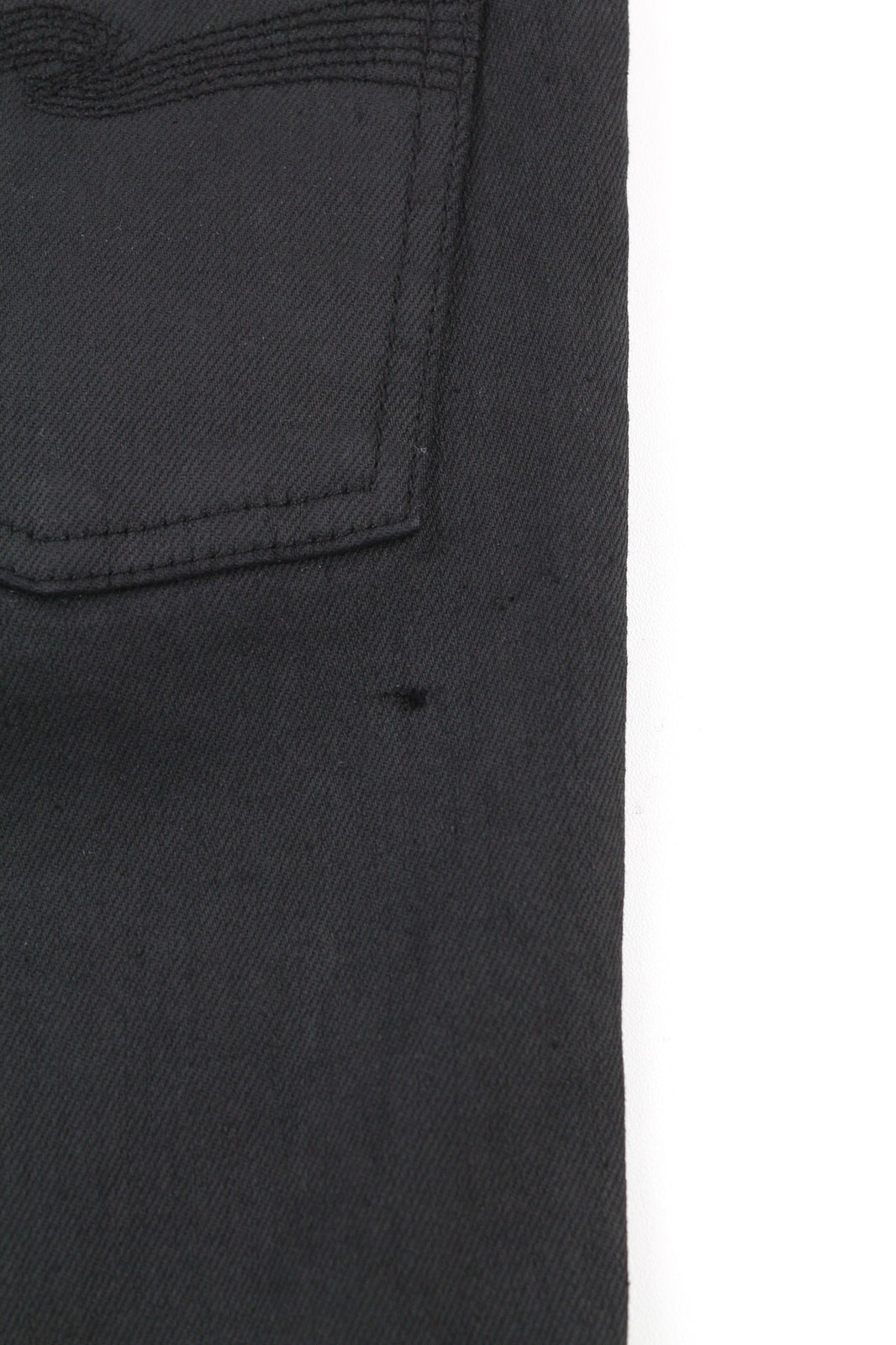 NUDIE Hightop Tilde Painted Black moteriški džinsai W29/L34 Slim Fit su užtrauktuku ir išblukusiu sluoksniu 