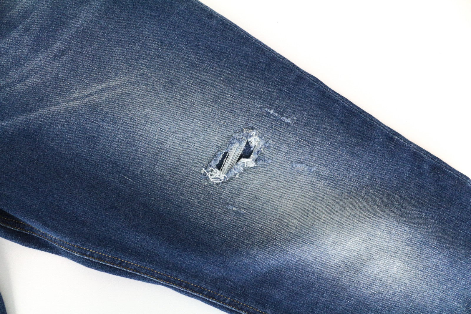 DIESEL Sleenker CN034 Men's Jeans W38/L32 Blue Slim Skinny Ripped Stretch