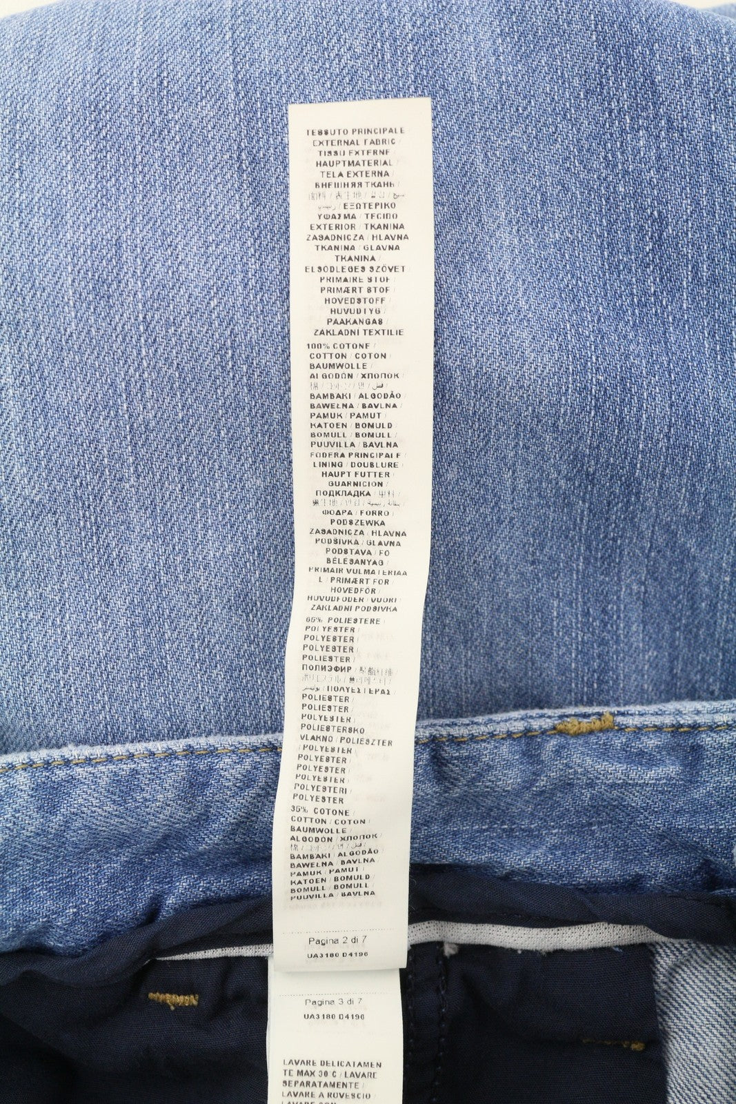 LIU JO moteriški džinsai W30 aukštu juosmeniu, tiesaus kirpimo, chino stiliaus, su kišenėmis, užtrauktuku, mėlynos spalvos. 