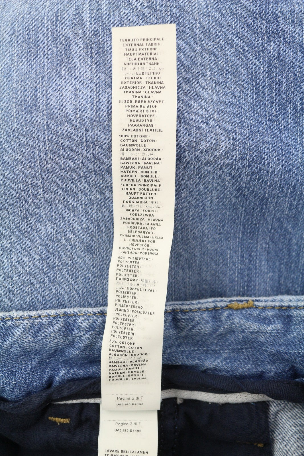 LIU JO moteriški džinsai W30 aukštu juosmeniu, tiesaus kirpimo, chino stiliaus, su kišenėmis, užtrauktuku, mėlynos spalvos. 