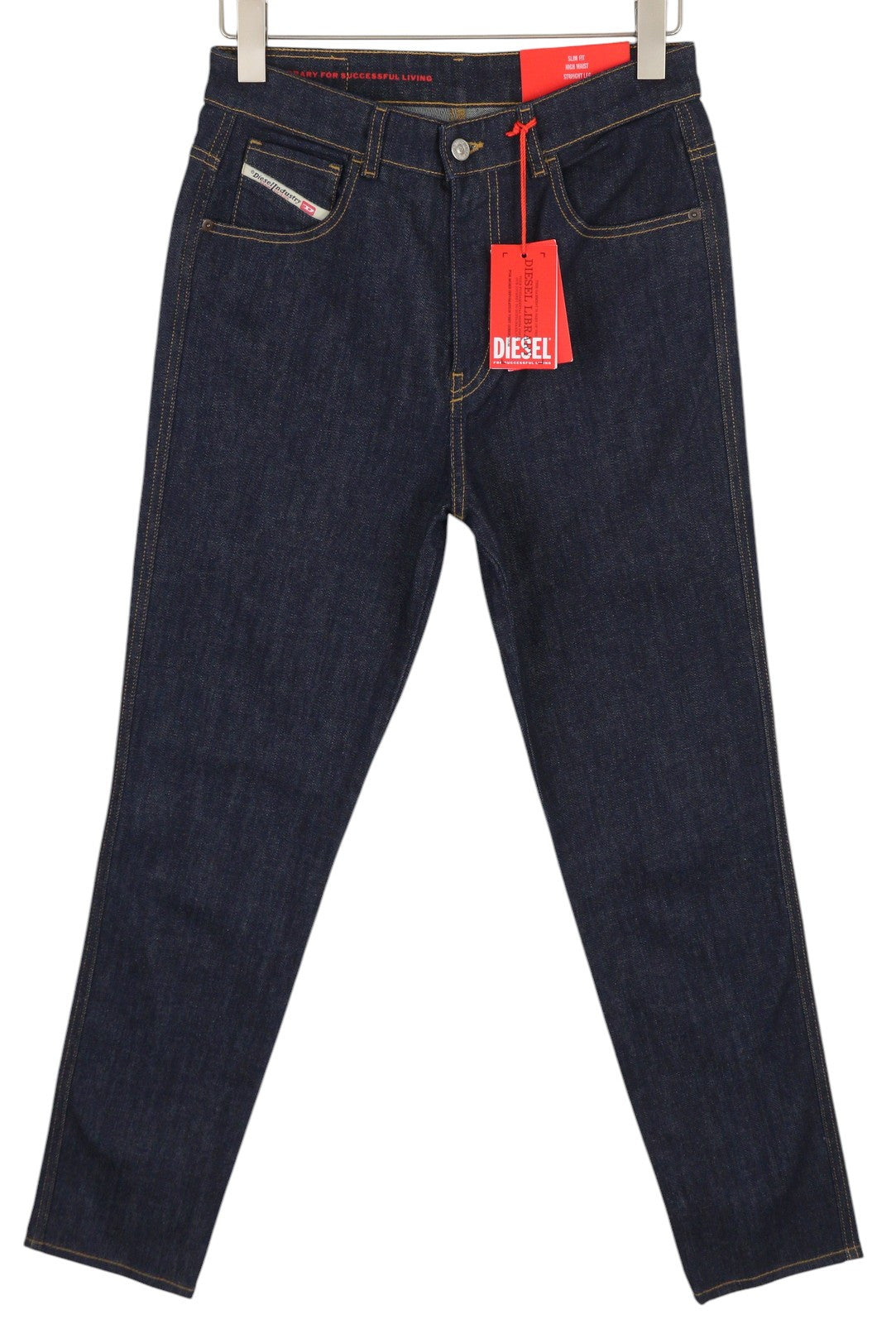 DIESEL 1994 Z9B89 vyriški džinsai W30/L30 Slim Fit tiesaus kirpimo aukštu juosmeniu, mėlyni 