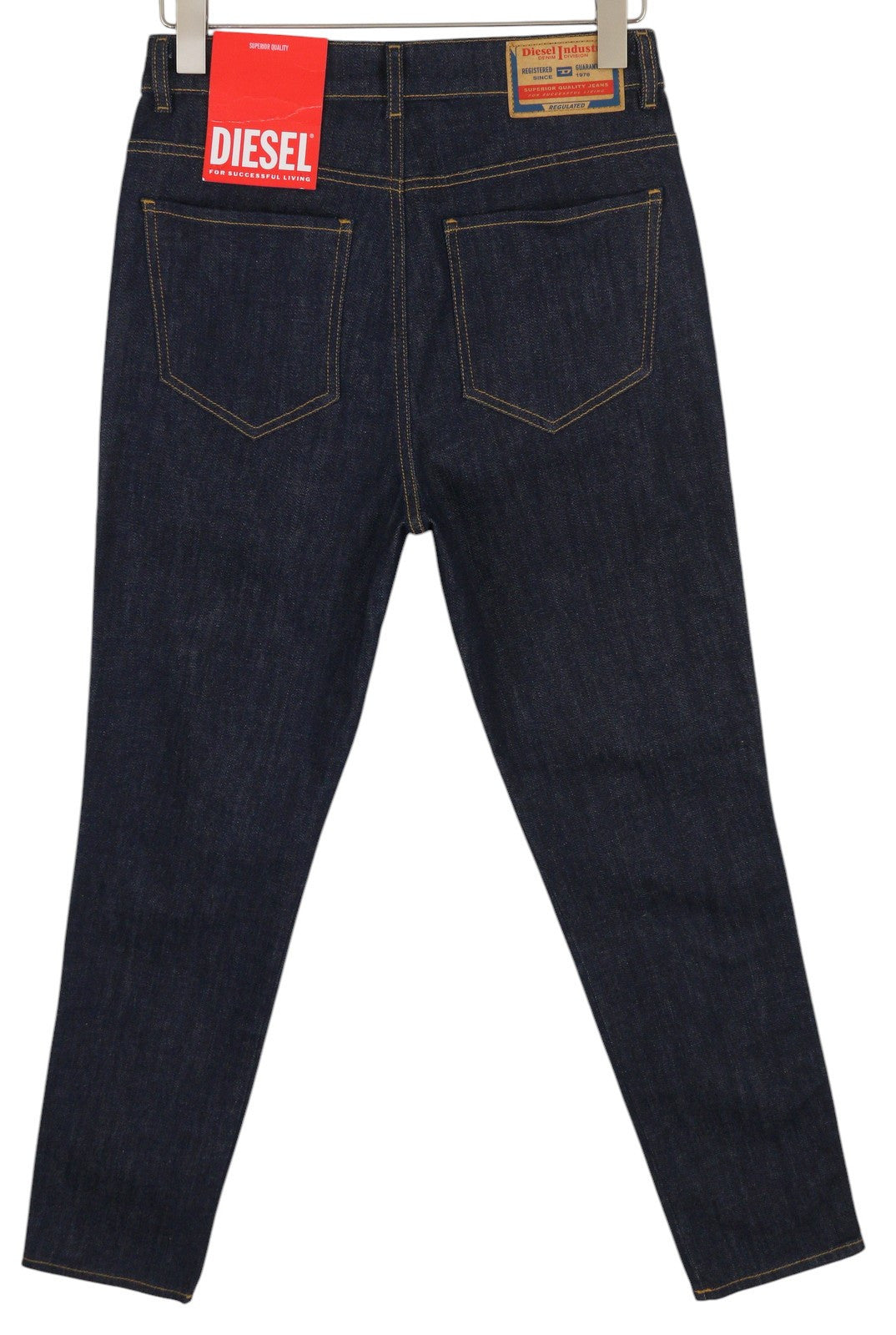 DIESEL 1994 Z9B89 vyriški džinsai W30/L30 Slim Fit tiesaus kirpimo aukštu juosmeniu, mėlyni 