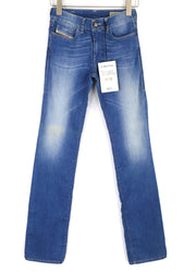 DIESEL Boozee 0661E moteriški džinsai W25/L32 Regular Slim Bootcut, tamprūs, skalbti 