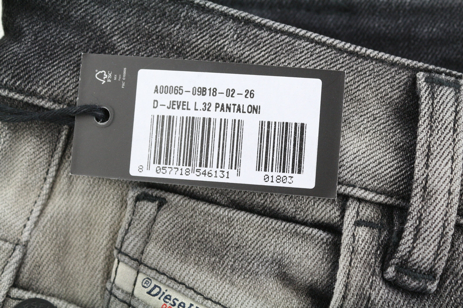 DIESEL D-Jevel 09B18 moteriški džinsai W26/L32 Slim žemo juosmens, tamprūs, skalbti, RRP 250 € 