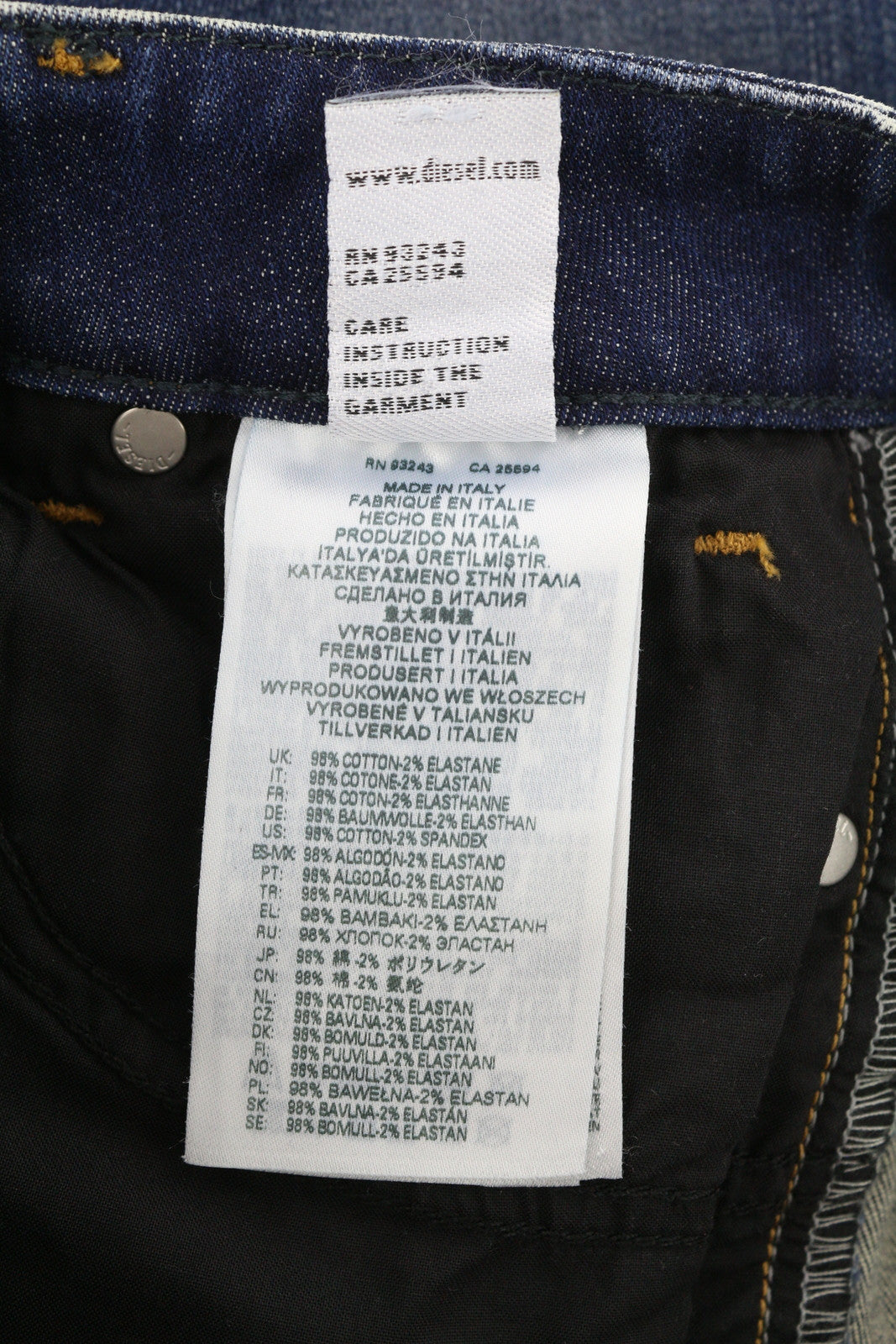 DIESEL D-Jevel 09A30 moteriški džinsai W26/L32 Slim žemo juosmens, tamprūs, skalbti, rekomenduojama kaina – 150 € 