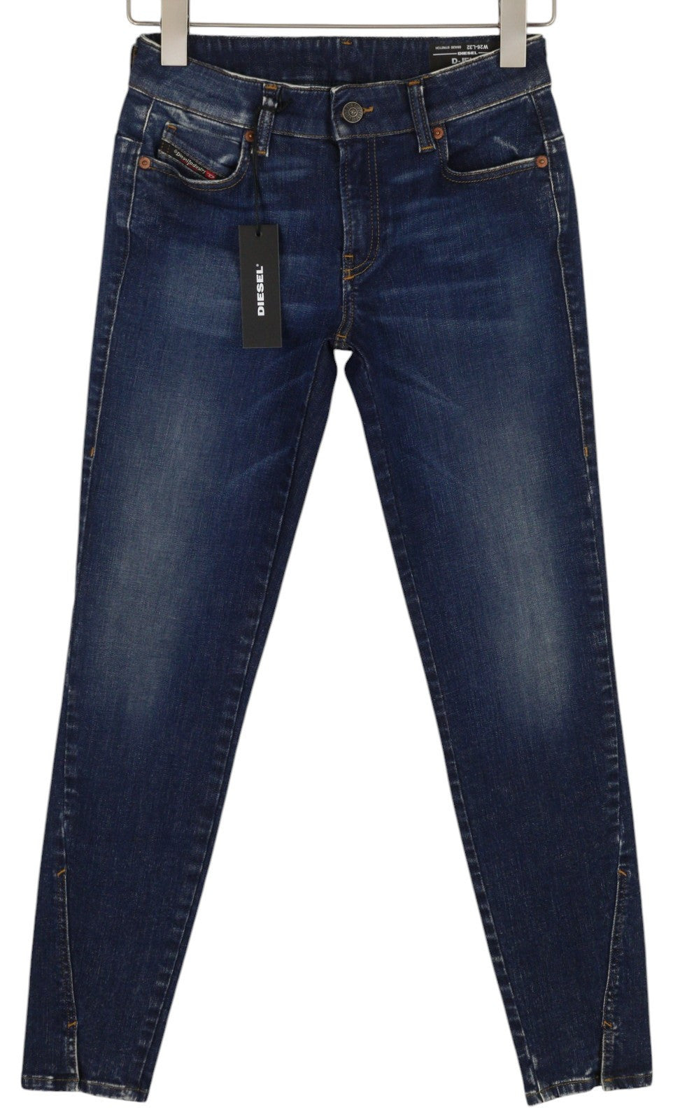 DIESEL D-Jevel 09A30 moteriški džinsai W26/L32 Slim žemo juosmens, tamprūs, skalbti, rekomenduojama kaina – 150 € 