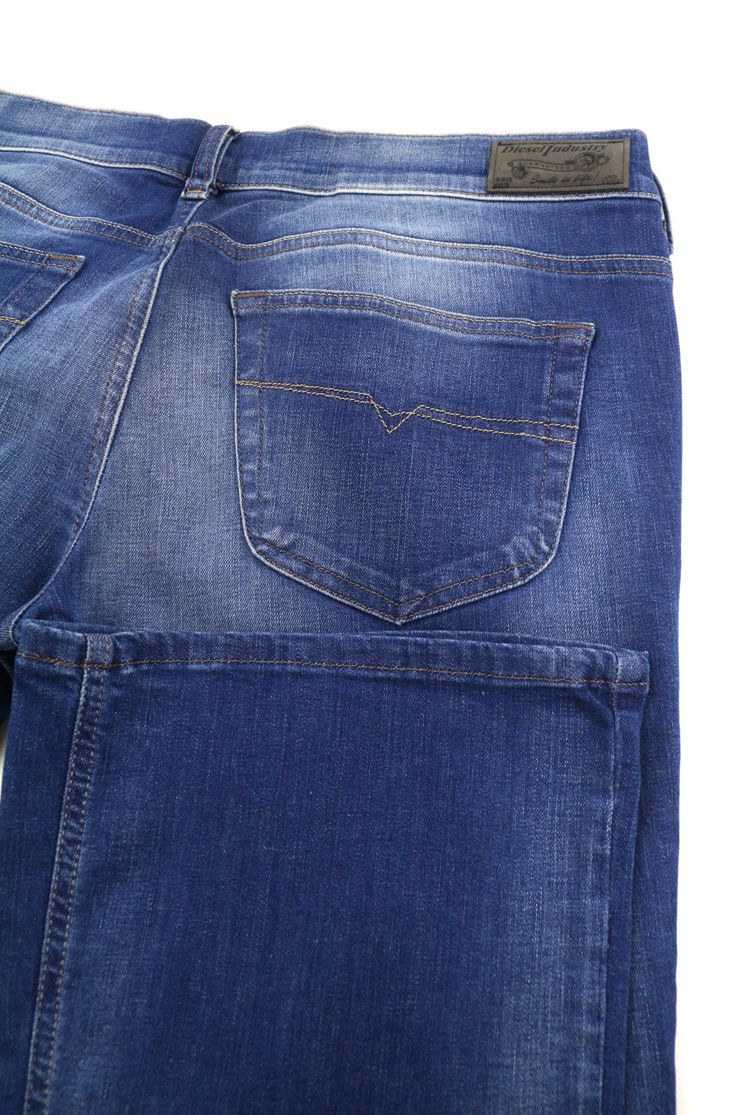 DIESEL žemakulniai 0664S moteriški džinsai W32/L32 Slim cut, žemo juosmens, tamprūs, mėlyni 